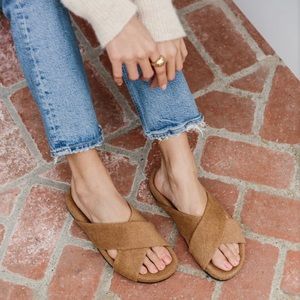 Jenni Kayne Cabin Crossover Sandal Camel - Size 41